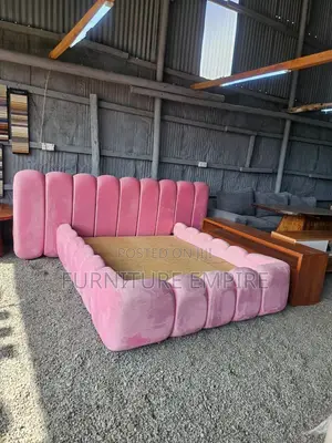 Pink 5 by 6 Bubble Bed