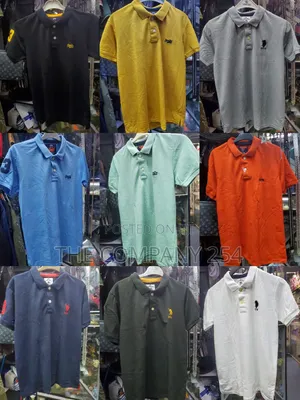 Quality Cotton Men Casual Collor Polo Short Sleeved T Shirt