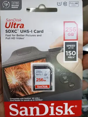Sandisk Ultra SDXC Uhs-I Card. Camera Memory Cards