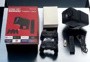 Hy320 Portable Projector 1080p Smart Projector With Game Controller