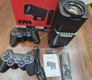 Console Gaming Projector 2 Pads Remote and 32gb Sd
