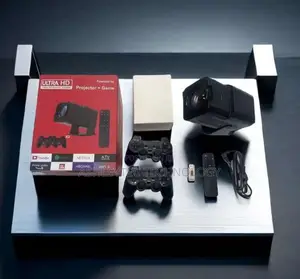 Console Gaming Projector 2 Pads Remote and 32gb Sd