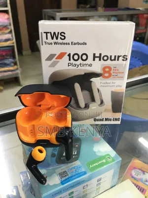 Quad Mic Enc TWS Earphones With Noise Cancelling