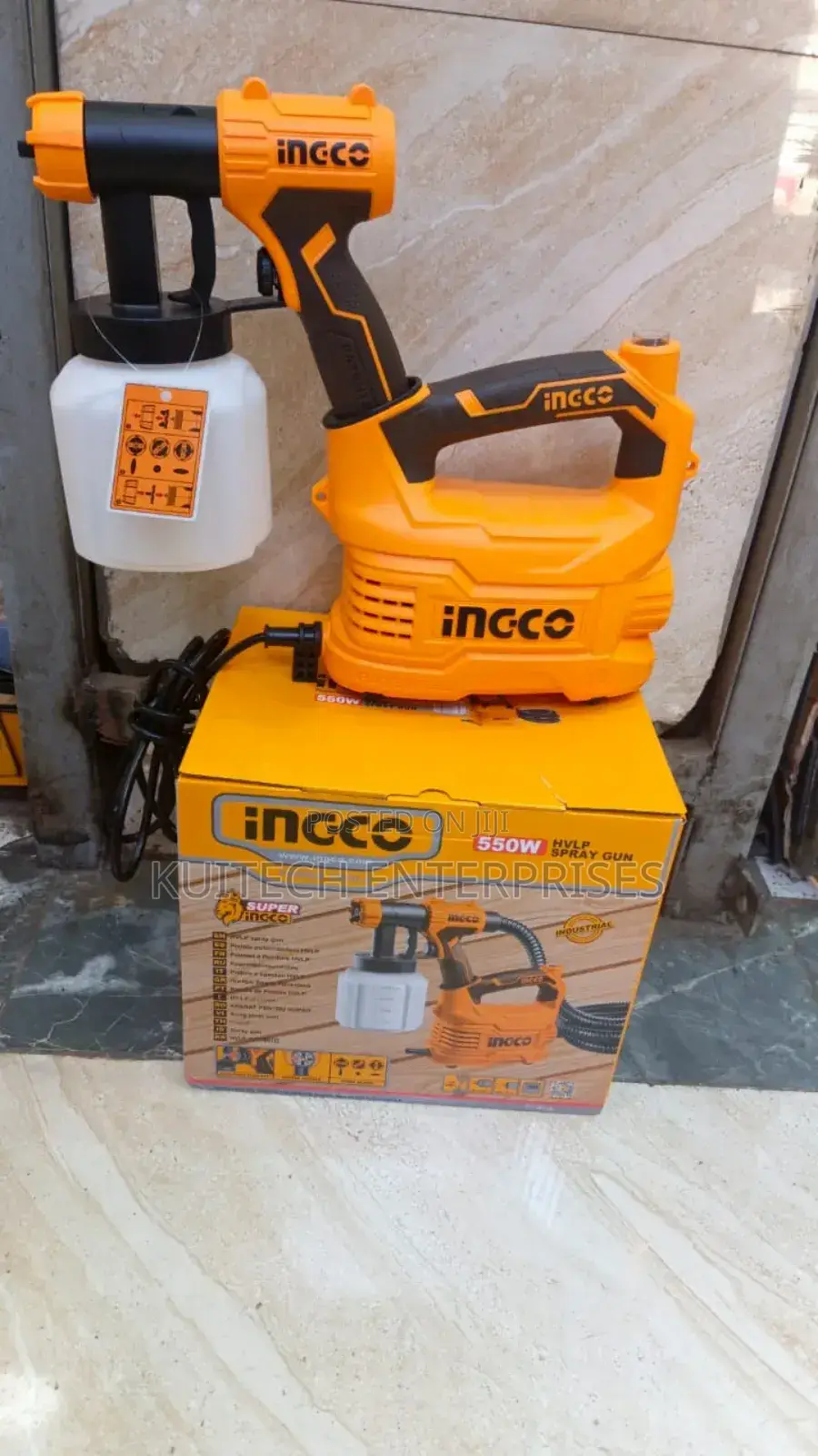 550w Electric Ingco Spray Gun/ Spray Gun Machine