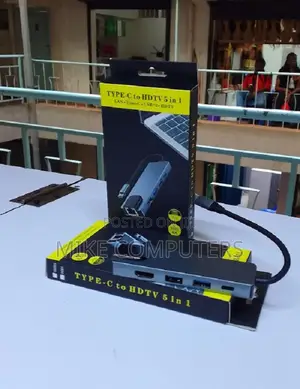 Type-C to HDTV 5 in 1 Multiport Adapter