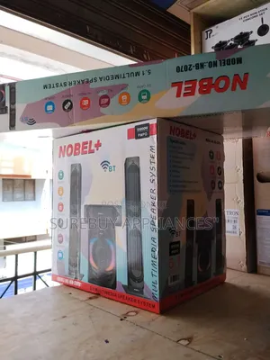 Wireless Nobel Nb-2070 Subwoofer – Bluetooth, USB, 55,000w Pmpo!"