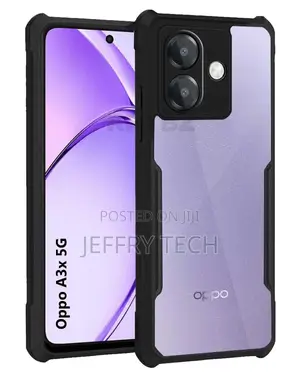 Case Oppo A3x 5g Camera Protection Shockproof Clear Back Bumper Eagle