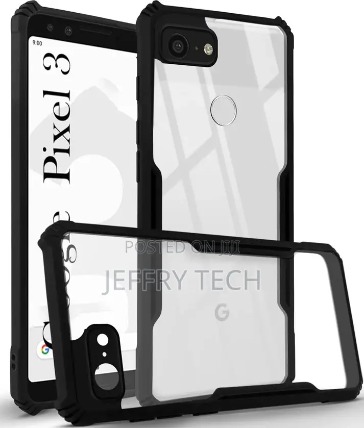Google Pixel 3 Back Cover Case (Textured Grip Design | Camera Protetio