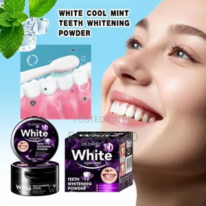 White Cool Mint Teeth Whitening Powder