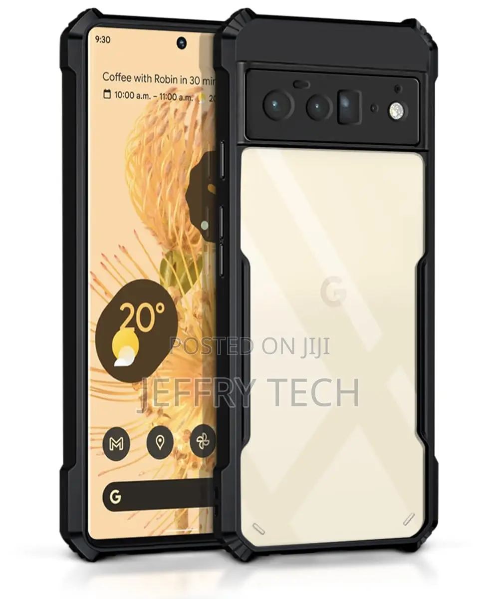Shock Proof Clear Protective Back Case for Google Pixel 6