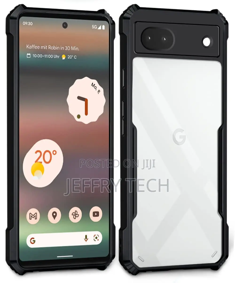 Poly Carbonate + Tpu Shock Proof Clear Back Case for Google Pixel 6a