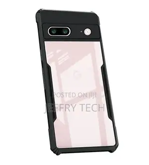 Erta Back Cover for Google Pixel 7 Back Cover Case - Black Transparent
