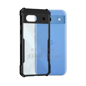 Degree Protection Black Border Back Cover for Google Pixel 8a - Black