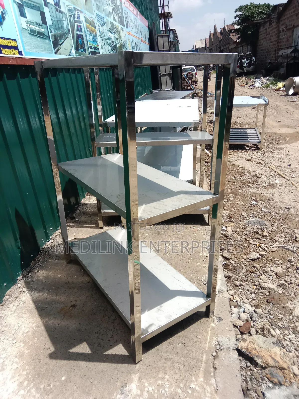 Stainless Working Tables Storage Rack