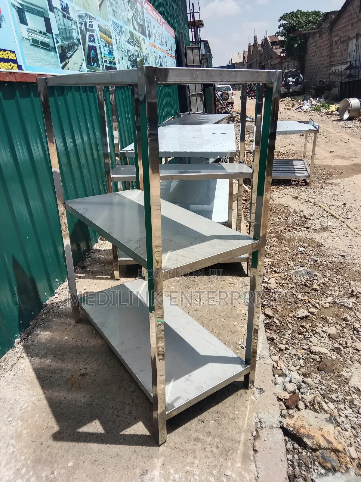 Stainless Working Tables Storage Rack