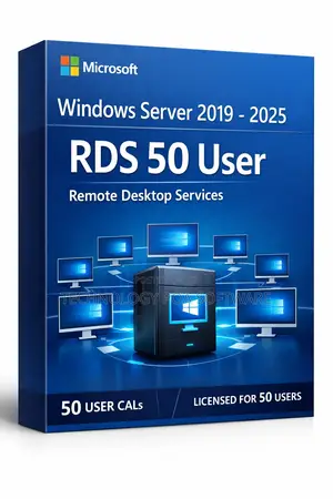 Windows Server 2019 - 2025 Rds 50 User