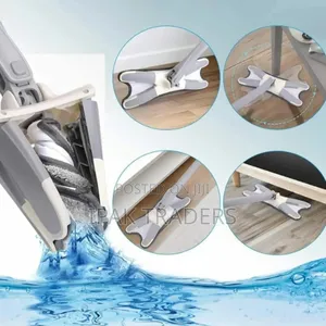 Squeeze Flat X-Mop Adjustable Rod
360 Rotate Spin Twist Mop