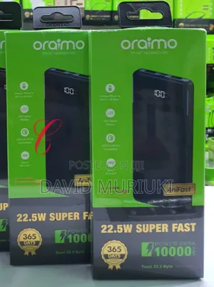 Oraimo Toast 22.5 Byte Opb-7100q 10,000mah 22.5w Power Bank