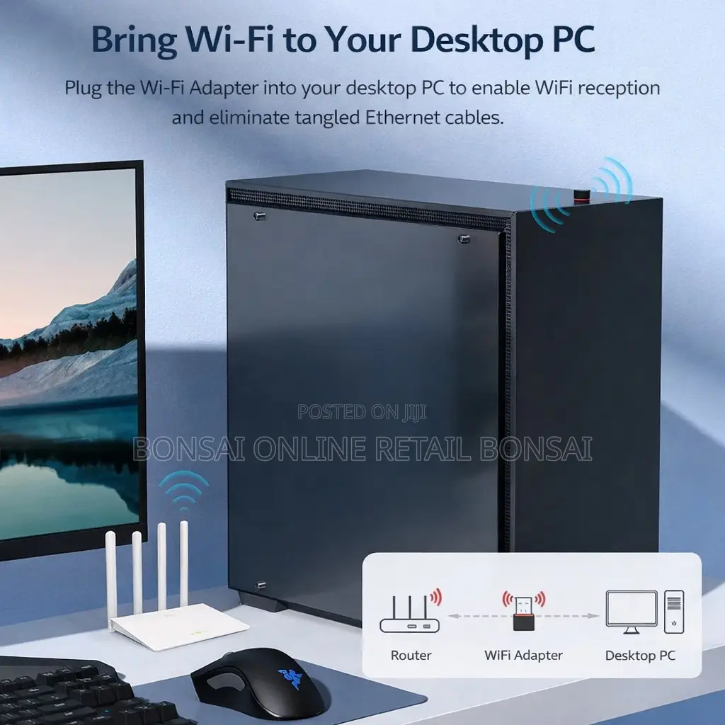 Mini Usb Wifi Adapter 150mbps 2.4g Usb2.0 Dongle