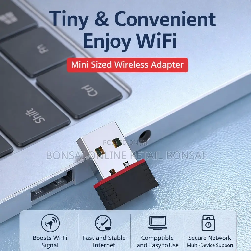 Mini Usb Wifi Adapter 150mbps 2.4g Usb2.0 Dongle