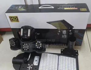 Triple Lens V380 4g Floodlight Solar PTZ Camera at 