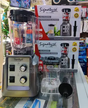*Signature Commercial 2in1 Blender With 2 Jars(2lt+800ml)1800w Sh-209d