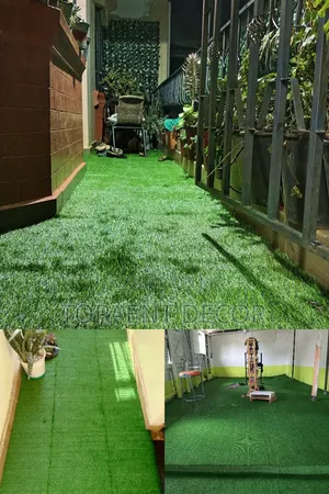 10mm .Soft Stepping Outdoor Artificial Green Grass Carpet