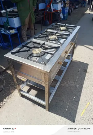 Stainless Steel 3 Burner High Pressure Cooker