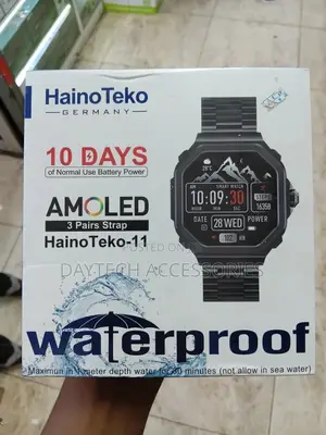 Hainoteko-11 German-Engineered Smartwatch – Amoled Display