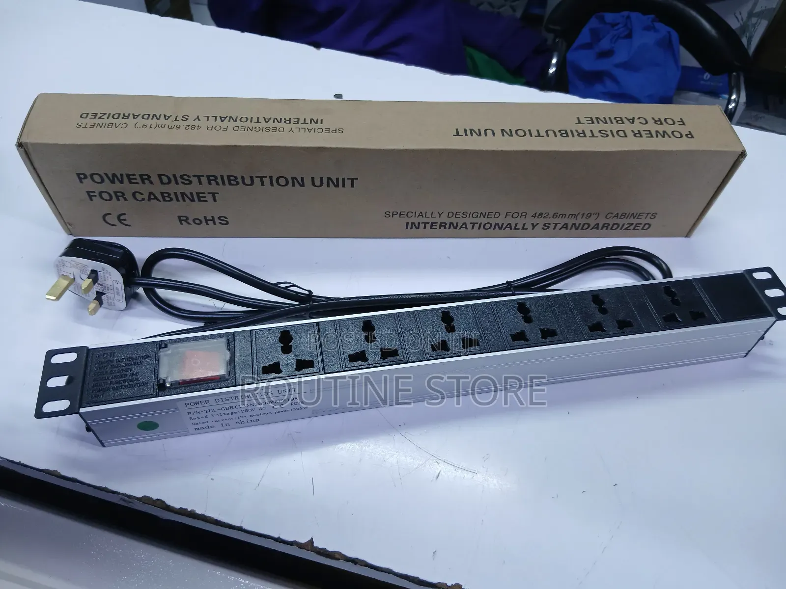 Pdu Power Extension Metallic 6 Way