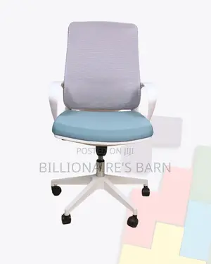 White Mid-Back Mesh Office Chair | Workday Comfort, Cool Mesh Backrest