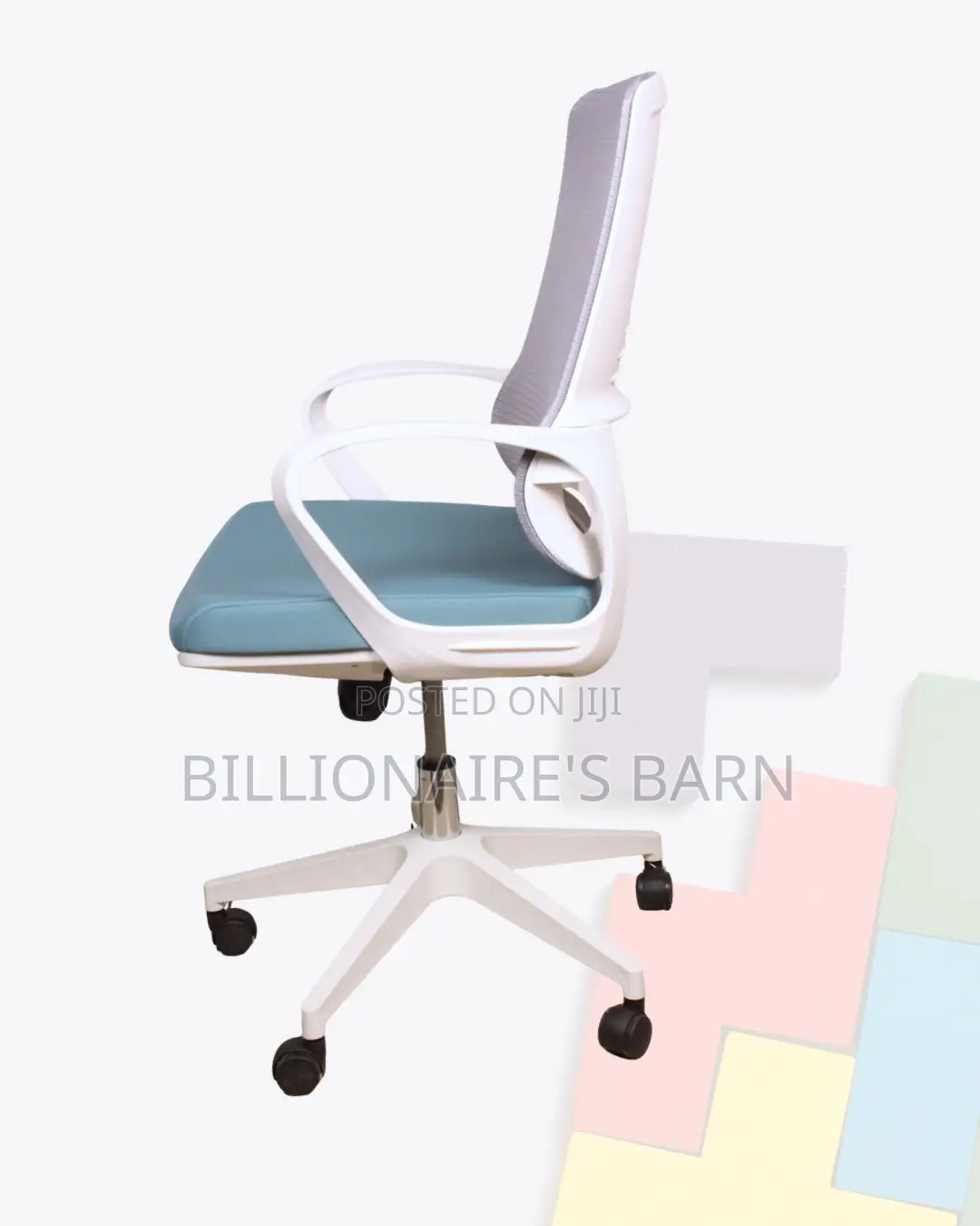 White Mid-Back Mesh Office Chair | Workday Comfort, Cool Mesh Backrest