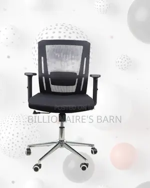 Barn Origin Mid-Back Office Chair | Chrome Base Stability