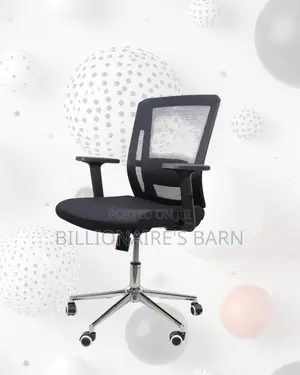 Barn Origin Mid-Back Office Chair | Chrome Base Stability