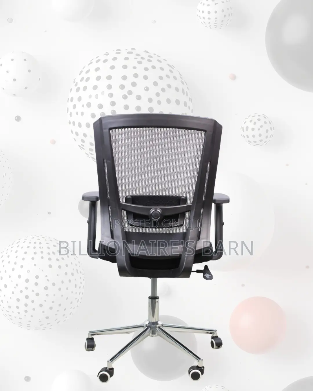 Barn Origin Mid-Back Office Chair | Chrome Base Stability