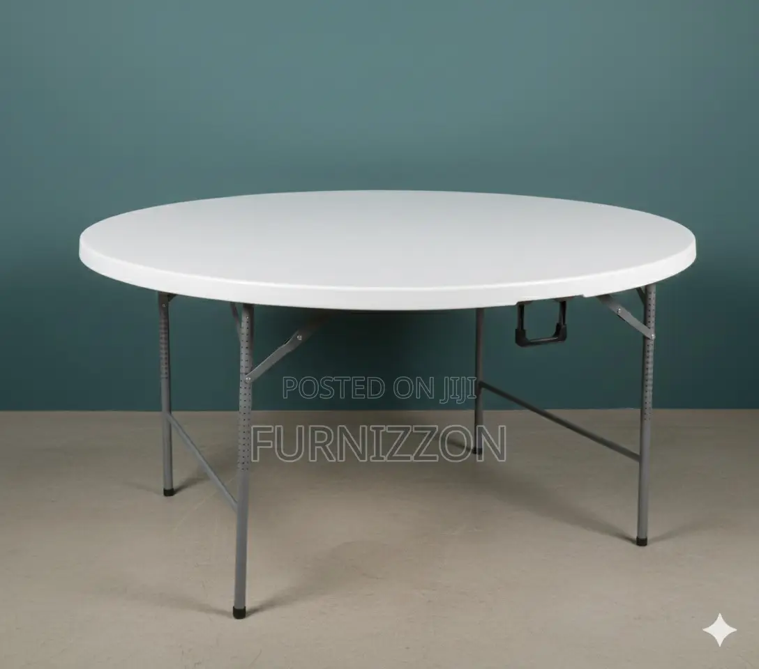 Quality Foldable Round Table for Events and Dining