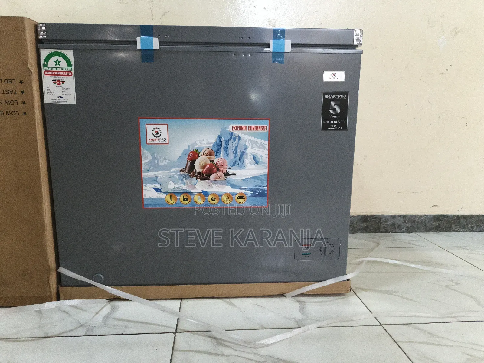 230l Chest Freezer, Smart Pro 5 Years Warrant