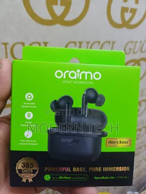 Oraimo Spacebuds Lite Sound360 Anti-Lost Earbuds