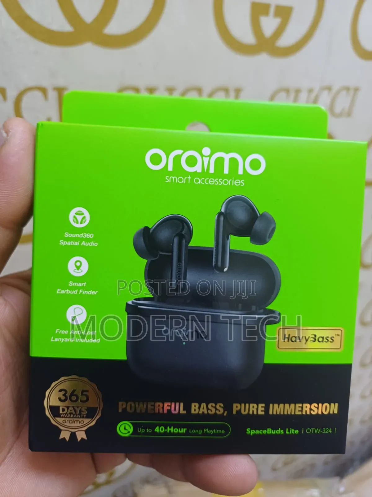Oraimo Spacebuds Lite Sound360 Anti-Lost Wireless Bluetooth Earbuds