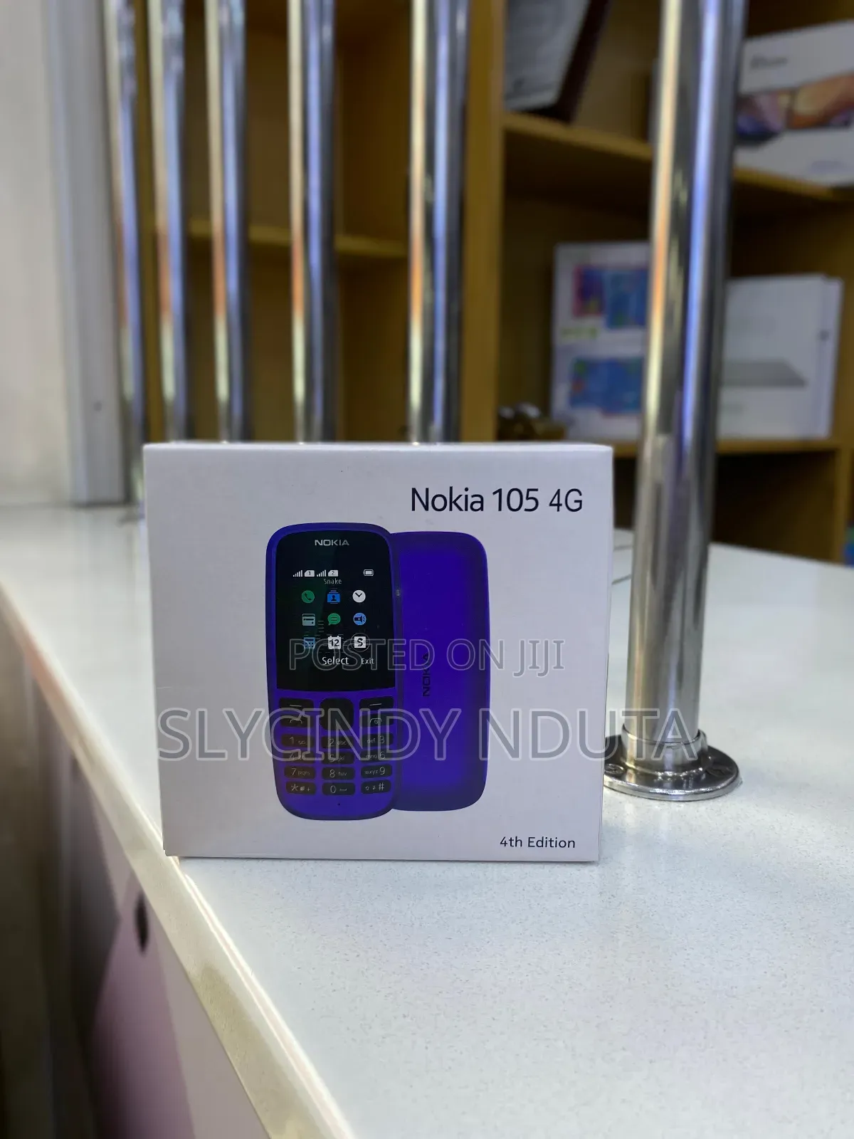 New Nokia 105 4G Blue