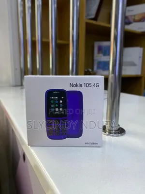 New Nokia 105 4G Blue