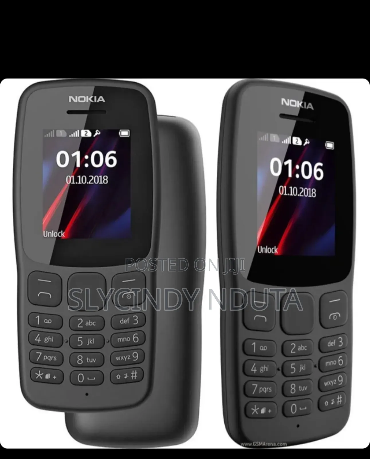 New Nokia 105 4G Blue