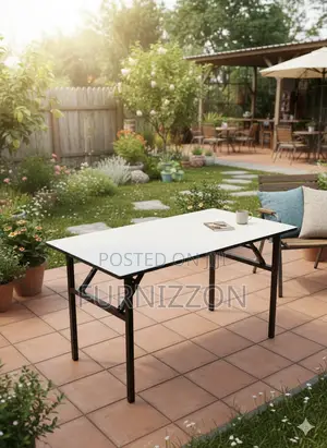 Commercial Grade Rectangular Wooden Folding Table 1.8m × 0.6m