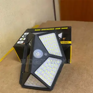 Upgraded Dual Motion Sensor 280 Led Solar Light With 4 Lighting Panels