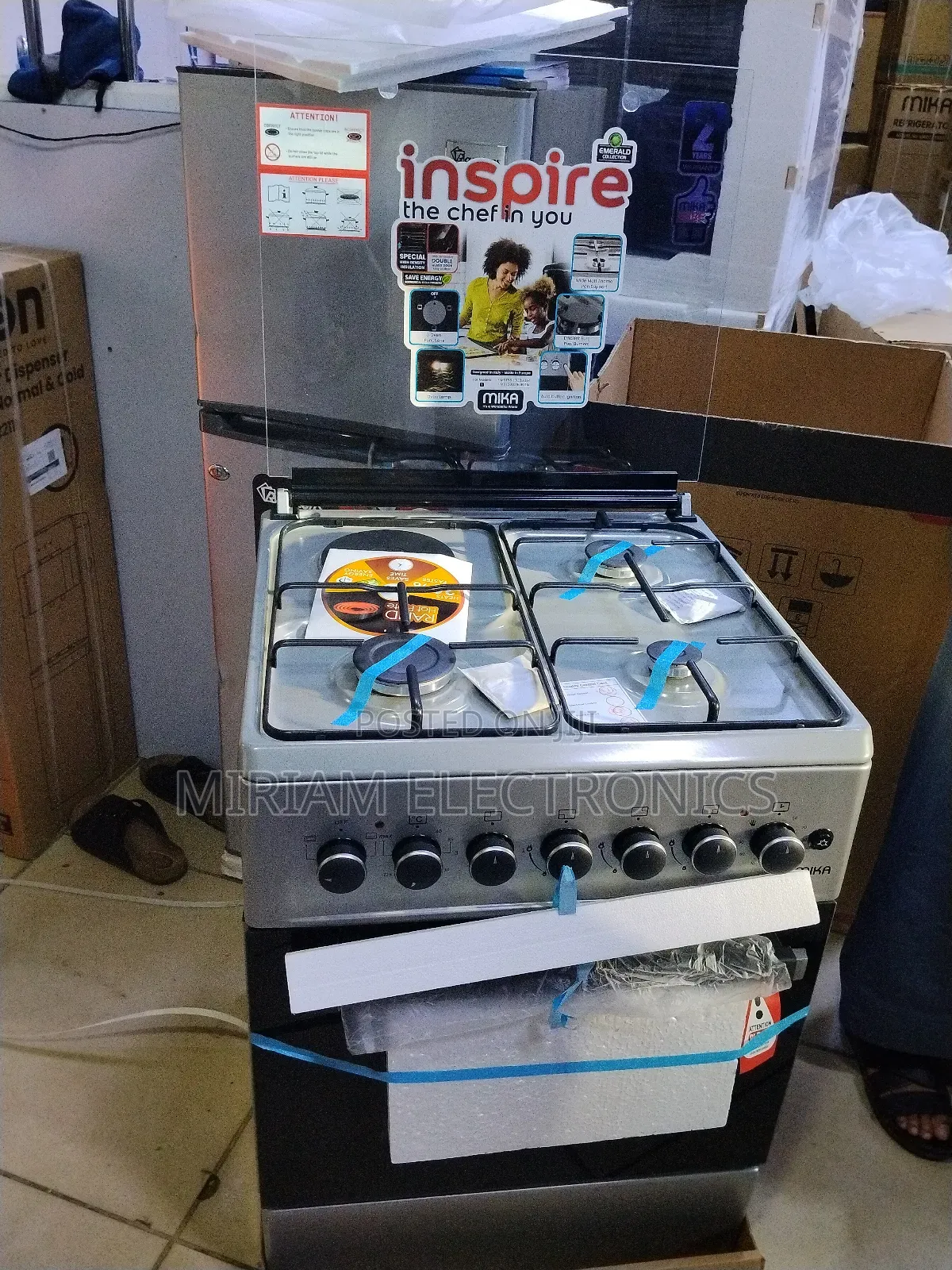 Mika 58 by 58 Standing Cooker