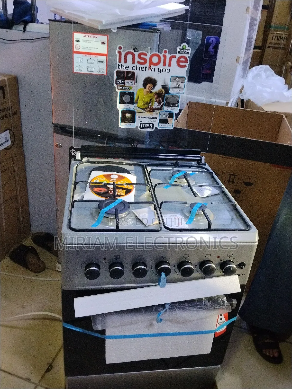 Mika 58 by 58 Standing Cooker