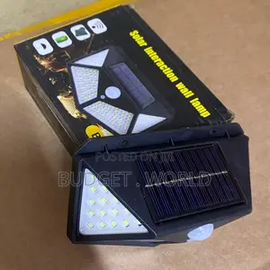 4 Lighting Panels, 3 Intelligent Modes, Solar Powered 100 Led