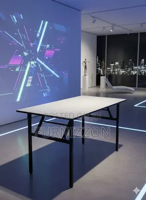 Strong Wooden Foldable Conference Table 1.8m × 0.6m
