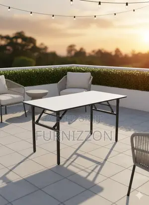Event Office Wooden Foldable Table 1.8m With Steel Stand
