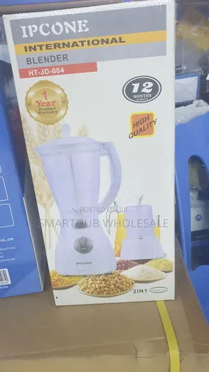 Ipcone 2 in 1 Blender- Blender Jar Plus Grinder Jar